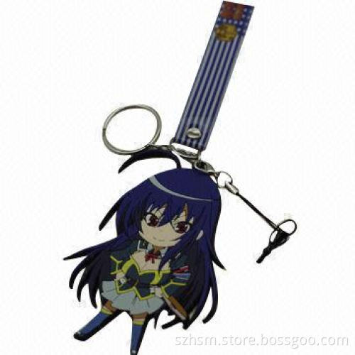 Multifunction PVC Cartoon Mobile Phone Pendants